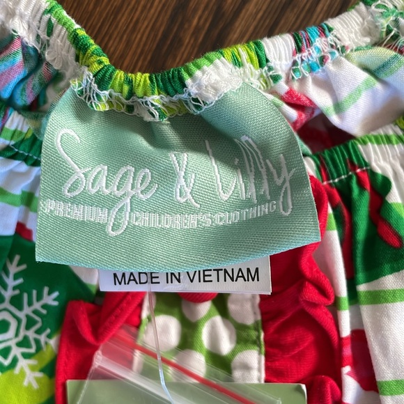 Sage & Lilly Christmas Outfit NWT - Picture 6 of 8